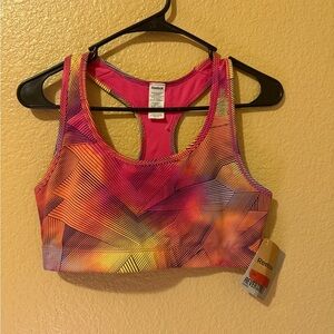 Reebok Pink and Purple Sports Bra